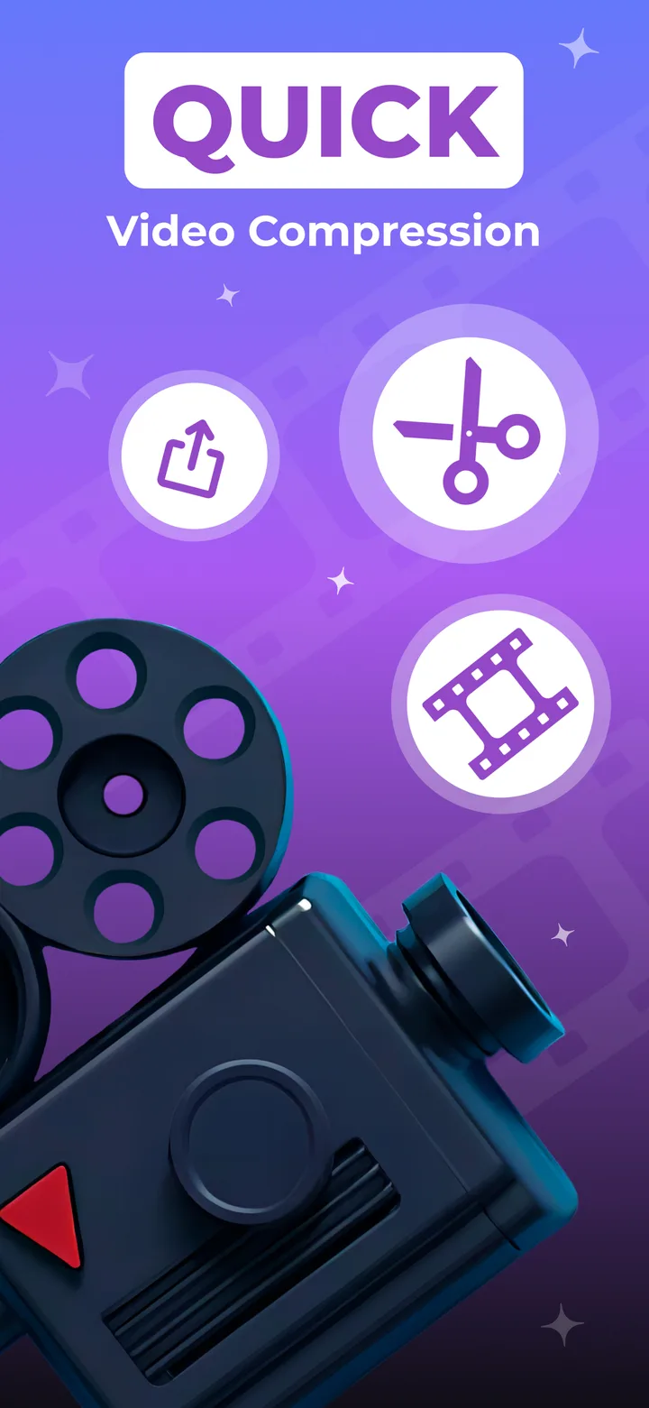 Video Compressor ClipZip screenshot: quick video compression